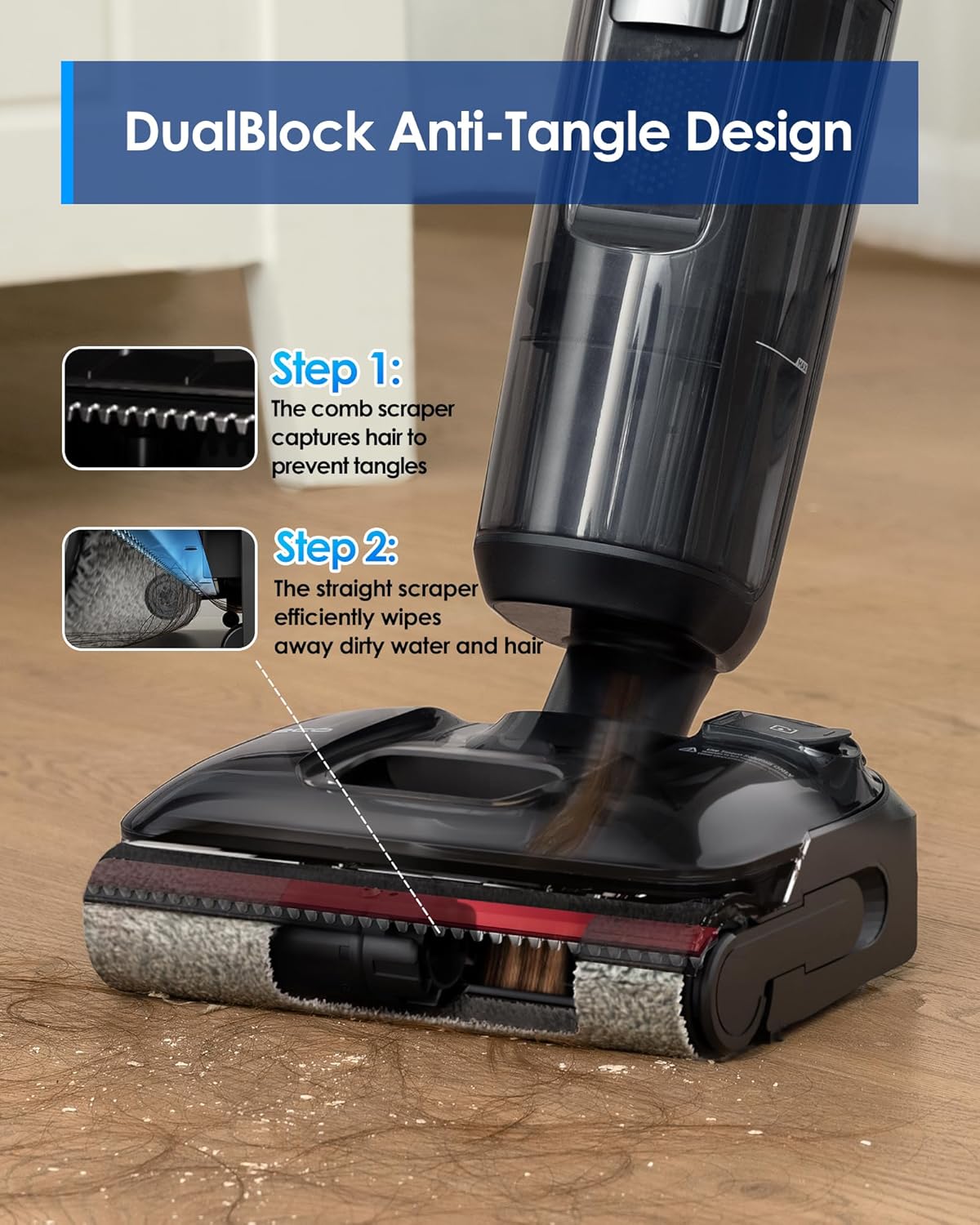 Floor One S7 Stretch Cordless Wet Dry Vacuum Cleaner