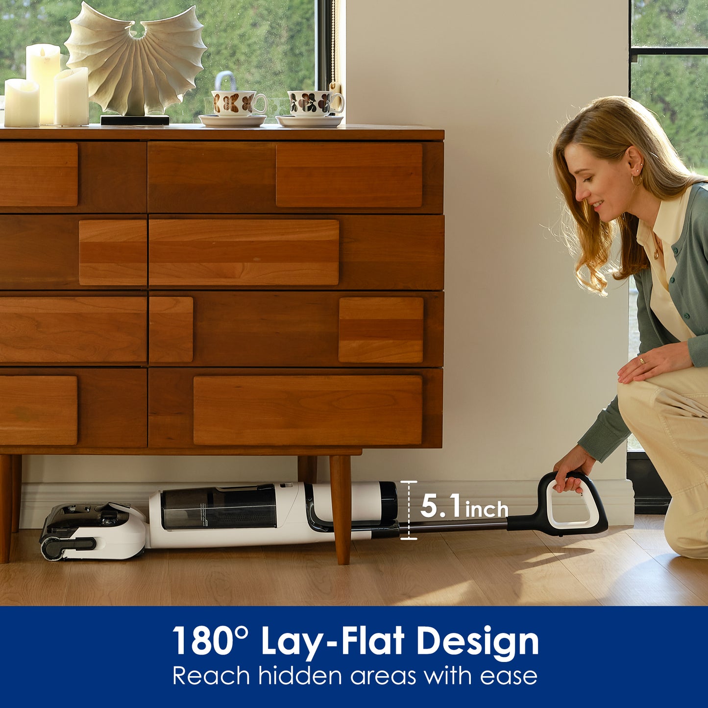 Floor One S6 Stretch Wet and Dry Cordless Vacuum Cleaner