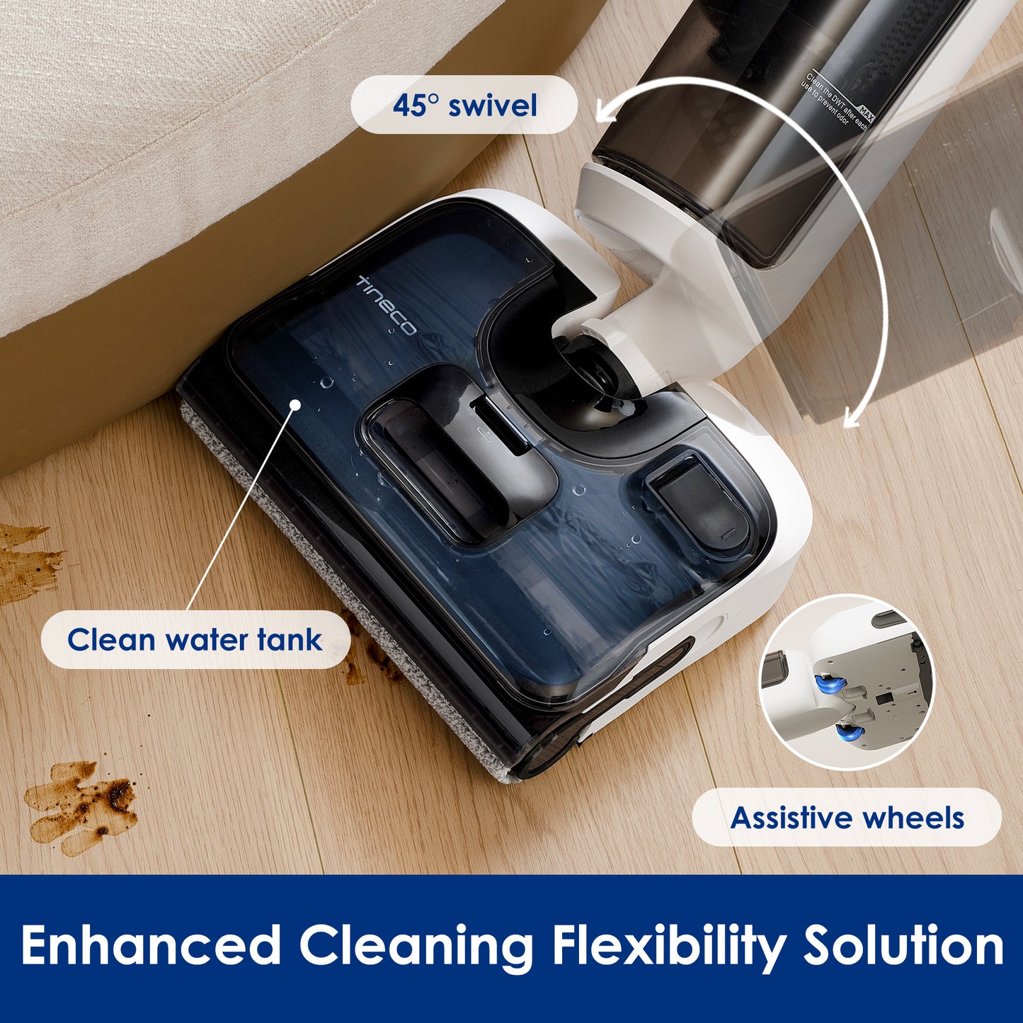 Floor One S6 Stretch Wet and Dry Cordless Vacuum Cleaner