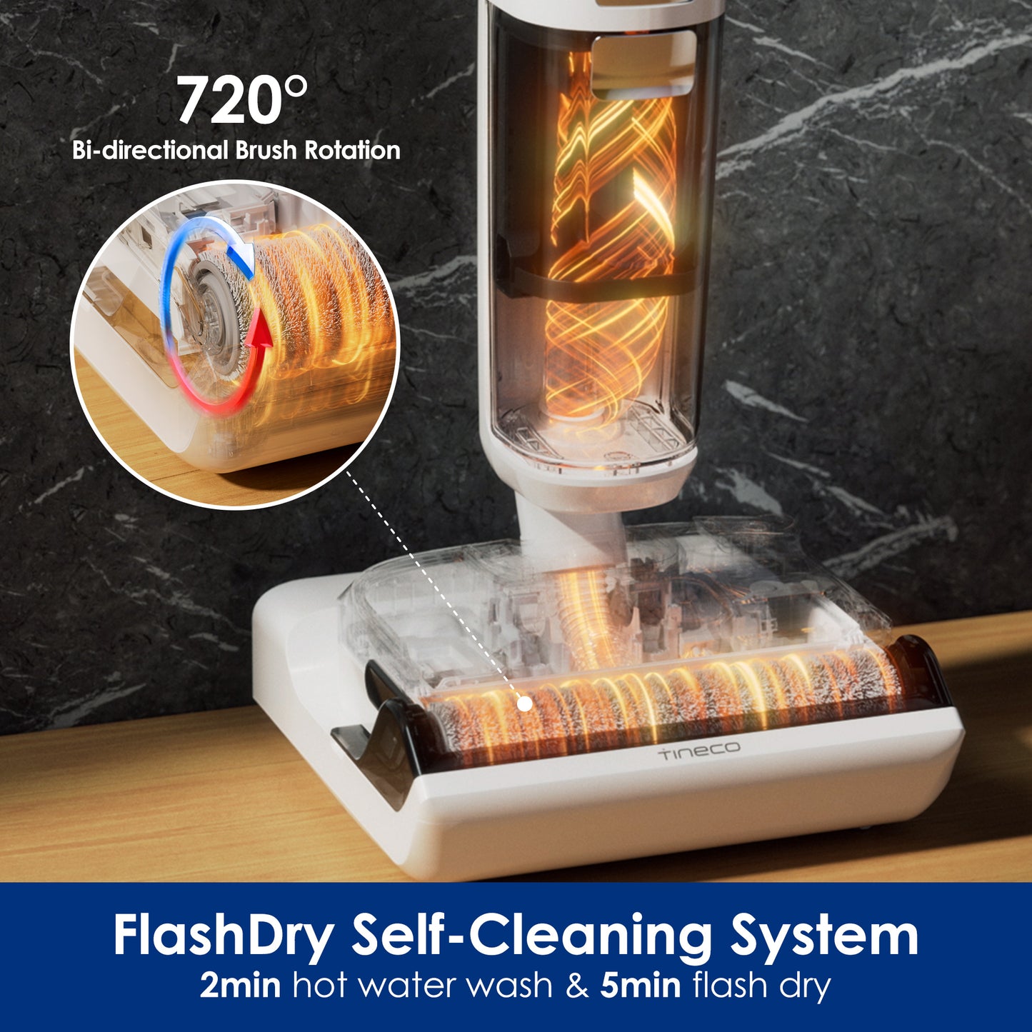 Floor One S6 Stretch Wet and Dry Cordless Vacuum Cleaner