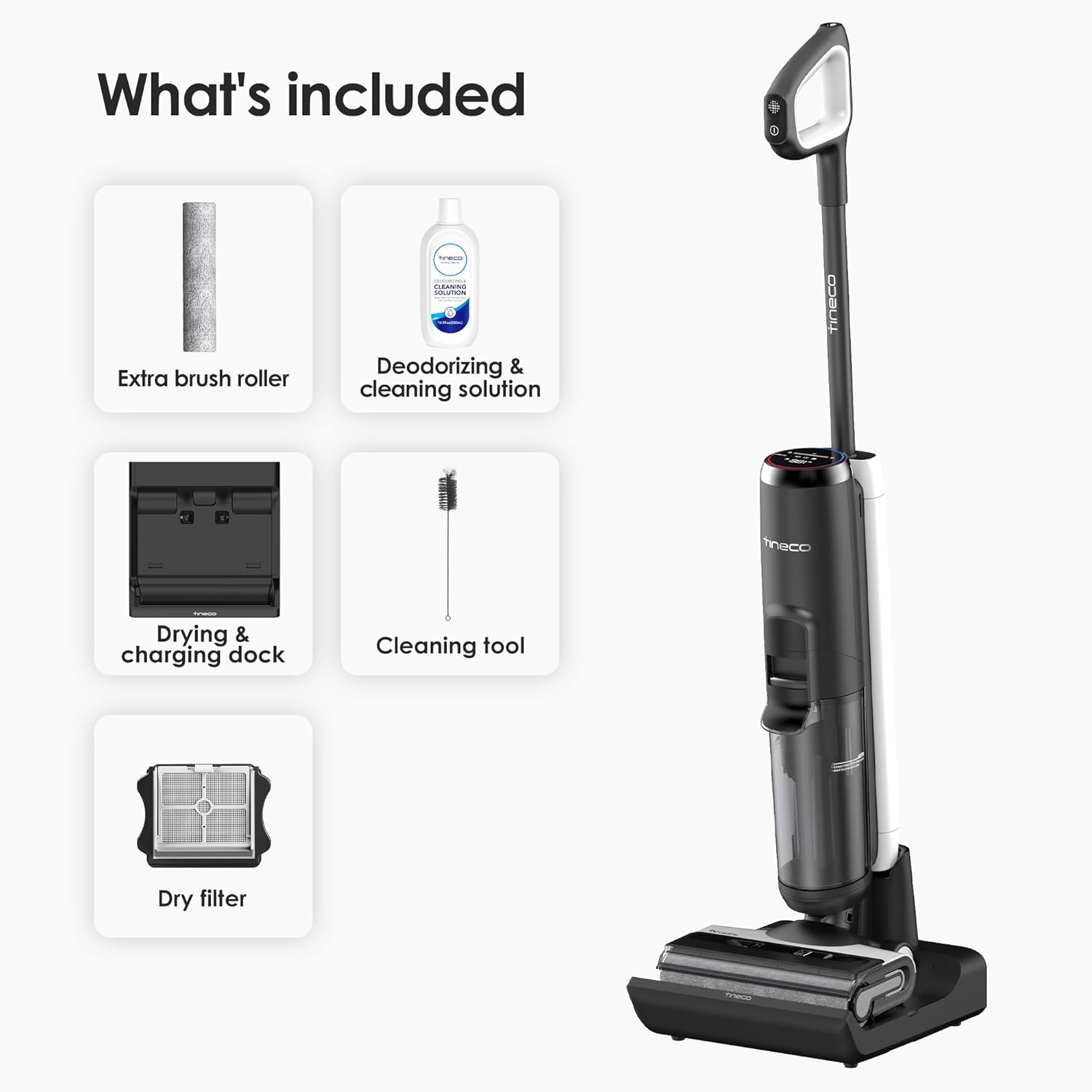 Floor One S6 FlashDry Smart Wet Dry Vacuum Cleaner – Tineco Arabia