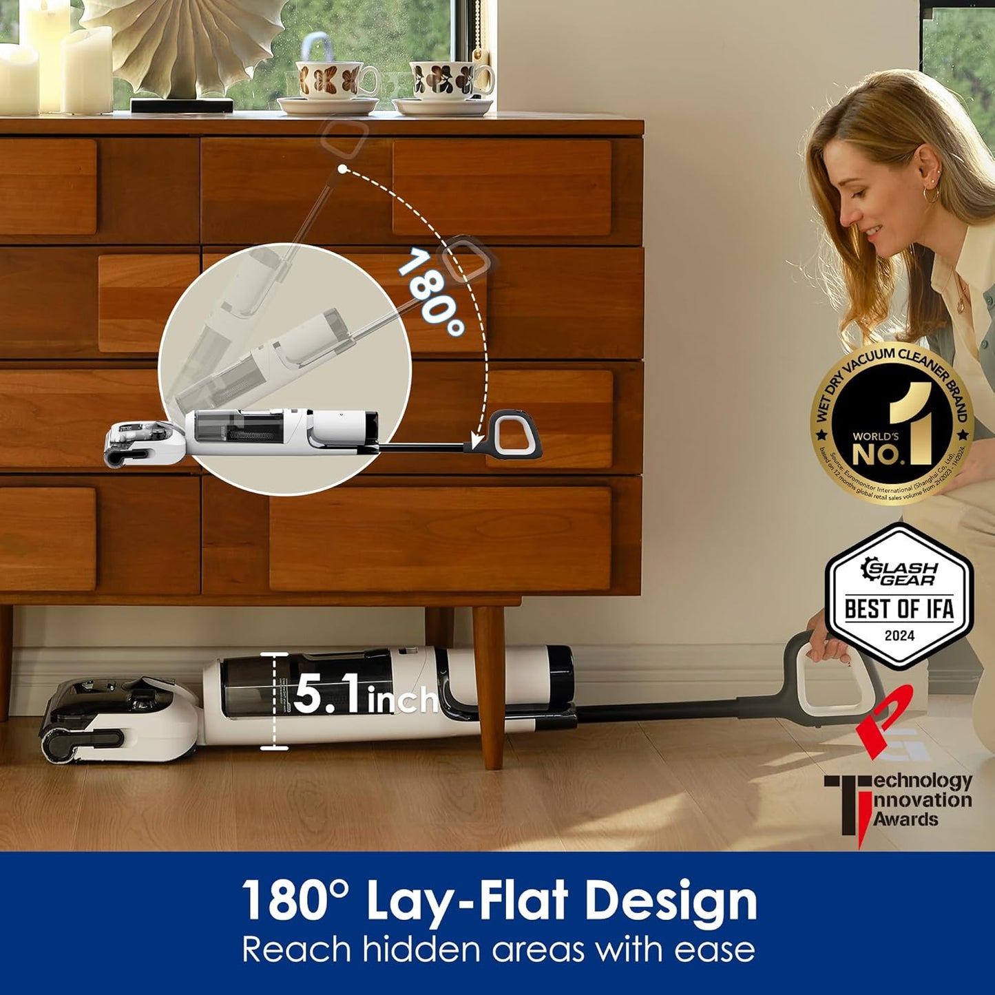 Floor One Stretch S6 Pro Series Wet/Dry Vacuum Cleaner